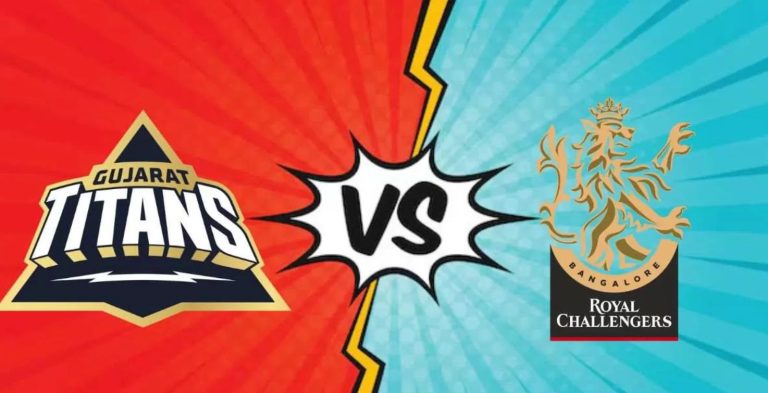 Gujarat Titans vs Royal Challengers Bengaluru Timeline