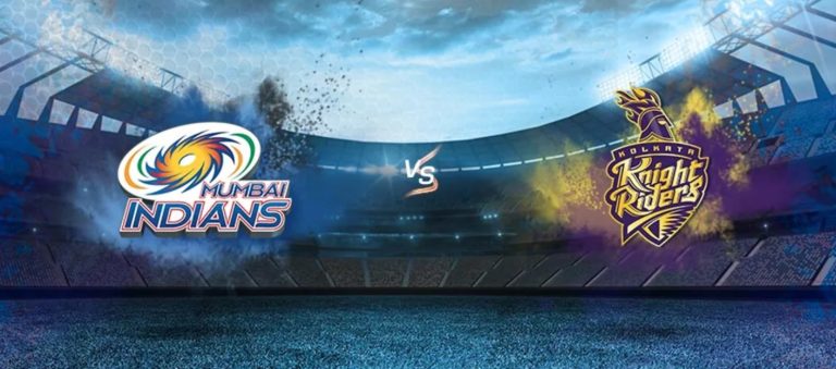 kolkata knight riders vs mumbai indians timeline
