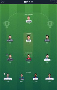 GT vs MI Dream11 Team 1