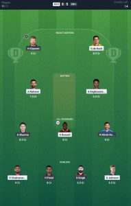 Dream11 Team 2 for KKR vs SRH