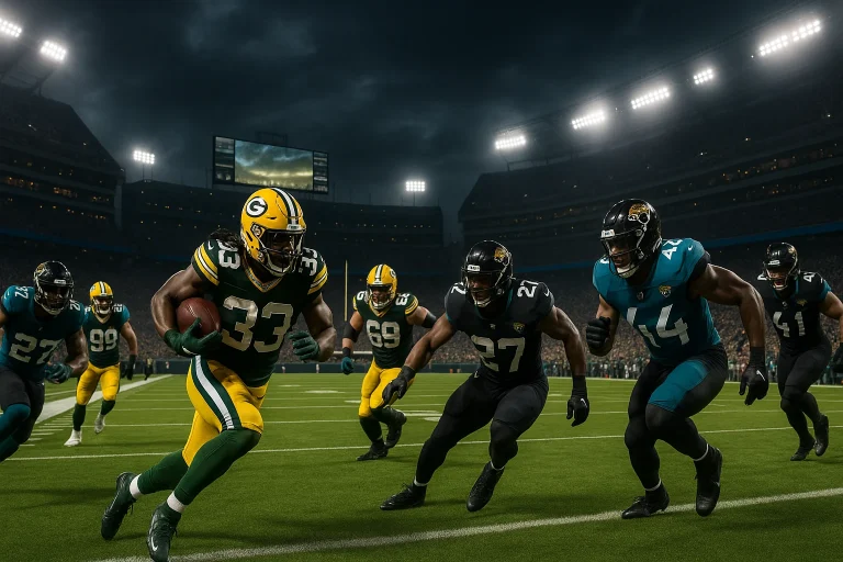 Green Bay Packers vs Jacksonville Jaguars Match Player Stats