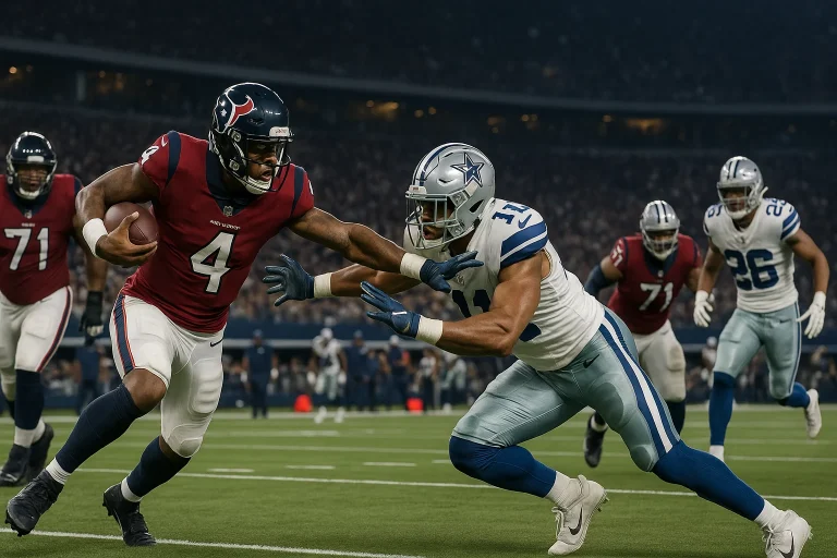 Houston Texans vs Dallas Cowboys Match Player Stats