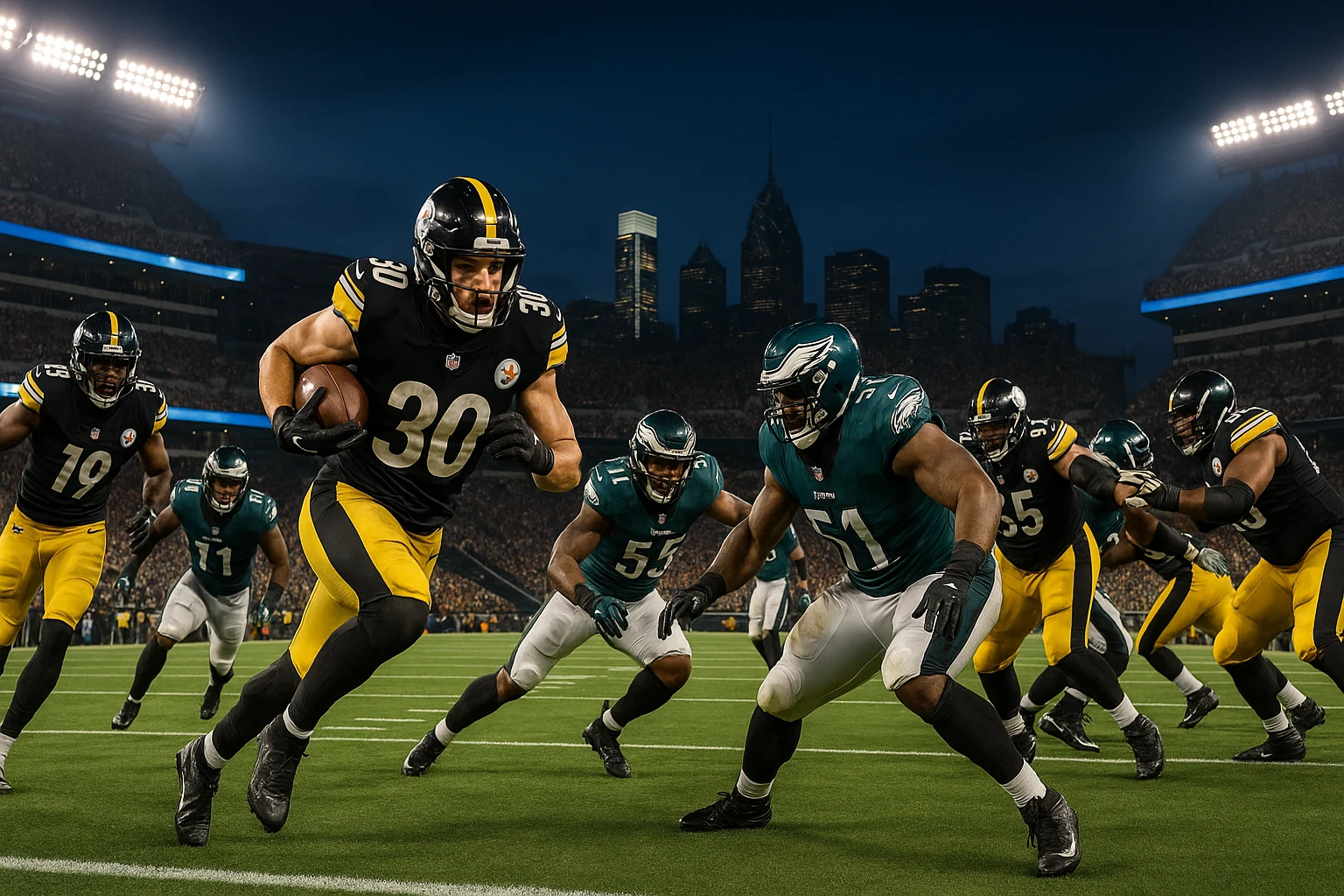 Steelers vs Philadelphia Eagles Match Player Stats