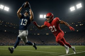 Who Were the Standout Receivers in This Match