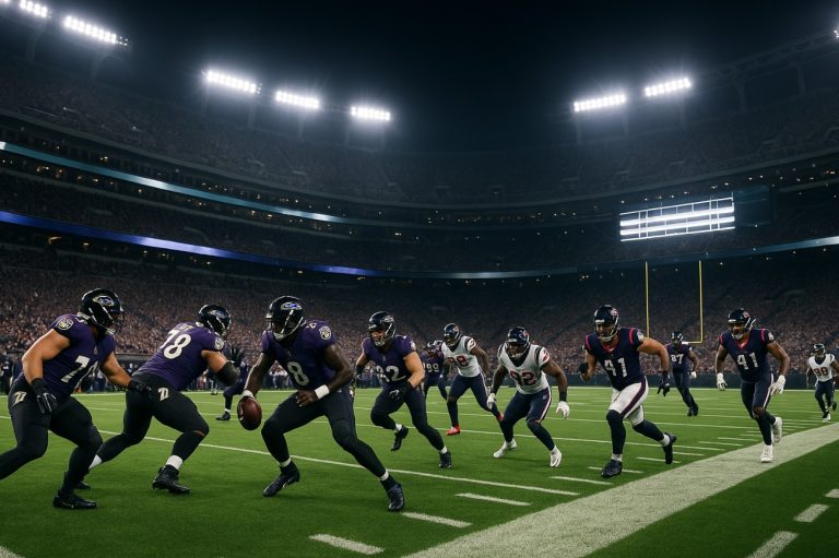 Baltimore Ravens vs Texans Match Player Stats