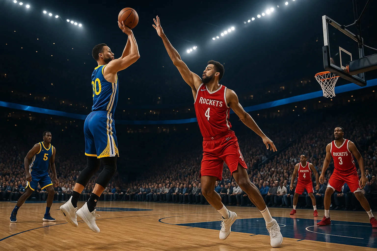Golden State Warriors vs Houston Rockets Timeline