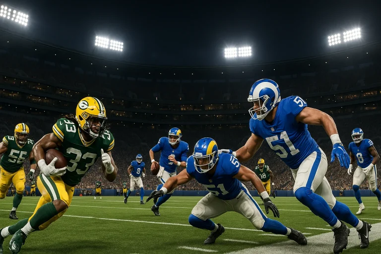 Green Bay Packers vs Los Angeles Rams Match Player Stats