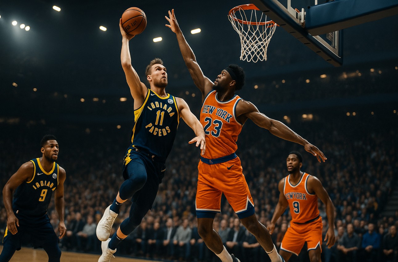 pacers vs knicks match player stats