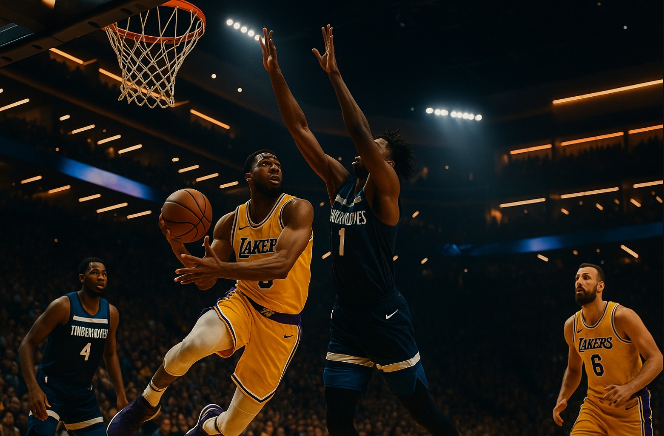 Timberwolves vs Lakers Timeline